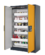 Bezpečnostní skříň s požární odolností 90min_6x zásuvka, ocelový poplastovaný plech